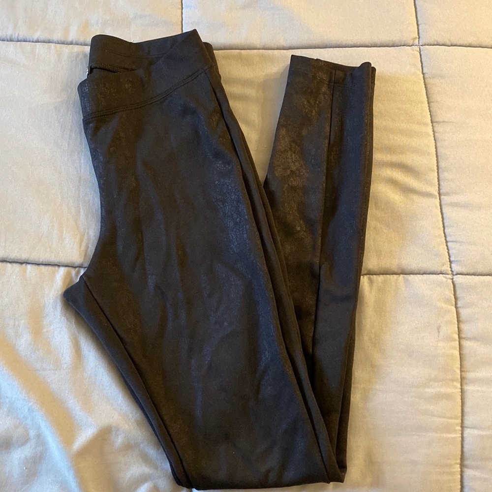 Express Snake Print Black Leggins